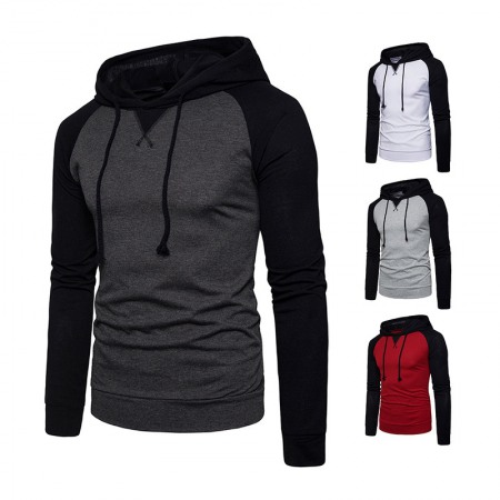 New Men's Fashion Hip-Hop Long-Sleeved Pullover Sports Hoodie